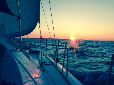 Land Ho - Block Island sighted at Day Break